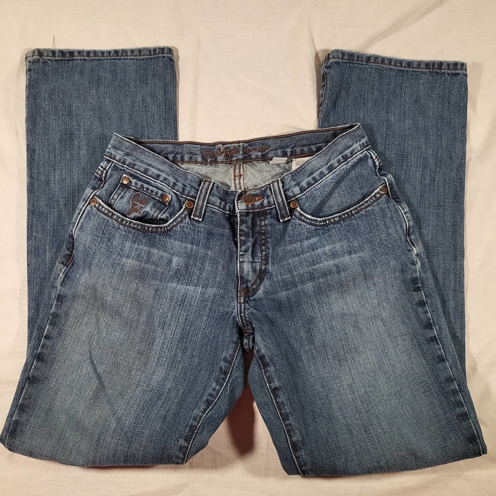Cruel Girl Jeans*Womens 5x30 Regular *Mid Rise*Medium Wash*Bootcut - Picture 1 of 13